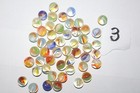 Lot Of 50  Mini Pee Wee Small Cats Eye Marbles Multi Colored Lot 3
