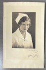 Wwi Aef Signed Nurse Photo American Red Cross Stationary France Hospital