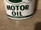 Vintage Quaker State Motor Oil 1 Gallon Can Service Station Gas Oil Filled New