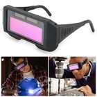 Auto Darkening Welding Goggles Solar Powered Welder Safety Eyeprotection Glasses