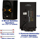 5 1 Speaker System 5 1-channel With Led Lights And Bluetooth Home Theater Spe   
