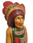 Huge Sale 3  Ft Wooden Indian Cigar Store Chief Cowboy Statue Native American 