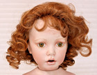 Doll Wig Size 14 15 Auburn  216 Mable Curls Synthetic Washable
