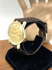 Omega Seamaster 166 03 Men s Watch Vintage 1965 Swiss Automatic Gold Dial 34mm
