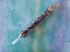 Wearable Lapis Lazuli Wand And Necklace Combo With Ice Crystal Point