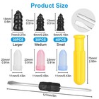 100pcs Tire Repair Rubber Nails Tyre Puncture Repair Screws Kit With Screwdriver