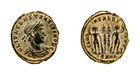 Authentic Ancient Roman Coin Gloria Smha Constantine Ii  As Caesar  317 - 337 Ad