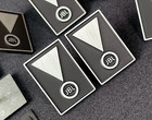 Jbl 1950s Style Square Emblem Badge Logo     Die-cast   Balck Brushed - Repro Diy