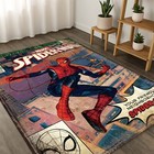 Spiderman Rug  Hero Carpet  Comic Room Rug  Marvel Decor  Superhero Mat  Kids