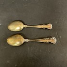 Lot Of 2 Sterling Silver Souvenir Spoons Antique 40g    6      5 5    