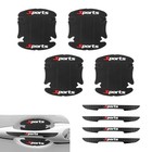 4pcs Car Door Handle Protector  Sport Cars Door Bowl Scratch Protector 