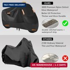 300d Heavy Duty Motorcycle Cover  Seceles All Season Durable Waterproof Outdoor