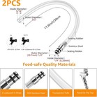 2pcs Growler Filler Tube Hose 12   5 16  I d 12   Filler  2pcs 