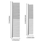 Dog Cat Brush Stainless Steel Pet Grooming Comb Detangling Deshedding Tool Metal