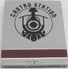 Castro Station Gay Bar 456 Castro Street San Francisco California Full Matchbook