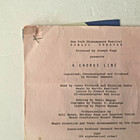 A Chorus Line First Original Public Theater Ny Shakespeare Festival Program 1975