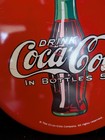 Vintage 1992 Original 20  Coca Cola Metal Button Sign