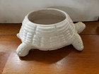 Vintage Pottery Turtle Tortoise Planter Collectible Ceramic Art