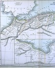 1857 Findlay Map - Ancient North Africa Mauretania Cyrene - Morocco Libya Tunis