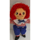 Vintage Raggedy Andy Doll 9 Inch Classic Cloth Plush Red Yarn Hair Preowned