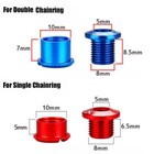Litepro Single double triple Speed Bike Chainring Bolts Chain Ring Screws Bolts