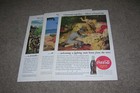 4 Vintage Coca Cola Print Ads  Wwii  C 1940  E