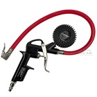 Husky Easy View Tire Inflator W  Air Pressure Gauge Lock On Chuck Pistol Grip