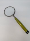 Antique Vintage Green Bakelite Handle Handheld Magnifying Glass Made In Germany