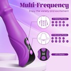 Rotating Rabbit Vibrator Thrusting Dildo Clit G-spot Massager Sex Toys For Women