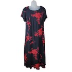 Vintage 90s Party Slip Dress Size 14w 14 Large Long Maxi Layered Grunge Alt