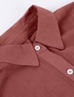 Women Linen Button Down Long Sleeve Wide Leg Jumpsuit Beach Palazzo Pants Ch new