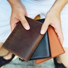 Polare Luxury Rfid Blocking Leather Passport Holder Travel Wallet For 