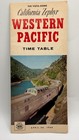 Milwaukee Railroad  Calif Zephyr  Hiawathas  Western Pac  Timetables   Brochures