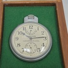 1942 Hamilton Chronometer Model 22 Watch Double Wooden Boxes Case Navy 8872 Rare