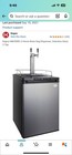 Kegco 24   Wide Dual Tap Stainless Steel Kegerator  kc Mpk209ss-2 