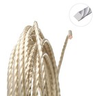 The Beadsmith Twisted Craft Wire - Soft Temper Beading Wire  18 Gauge  Silver