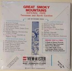 View-master Great Smoky Mountains National Park  h74  Vintage  sealed  Free Shpg