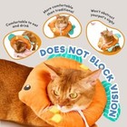 Cat Cone  Adjustable Cat Recovery Collar  Extra Soft Cat  goldfish  M 