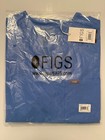 Figs Women Catrina One Pocket Top Scrub Ceil Blue  multiple Sizes Available 