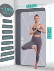 Yoga Mat Double-sided Non Slip  72   X 32   X 7mm - Extra Wide   Thick Yoga M   