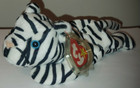 Ty Beanie Baby - Blizzard The White Tiger  8 5 Inch  New Mwmt Stuffed Animal Toy