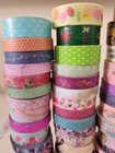 Washi Tape Lot Of 69 Various Colors  Designs    Brands Scrapbook Craft Tape