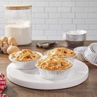 Juvale Mini Pot Pie Pans - 100 Pack  5 In  Silver Aluminum - 5 Inch  