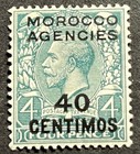 Travelstamps  Great Britain Offices In Morocco Stamps Scott  59  40c Op Mogh