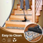 Seloom Non-slip Stair Treads Carpet Abstract Design 8  X 30  Original Set Of 13