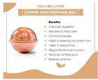 Ayurvedic Copper Ball For Water Purification   100  Pure Copper   Kills Bacteria