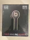New Beats By Dre Solo Pro 6 Wireless In-ear Buds-black gold-sealed 