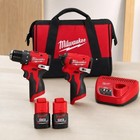 Milwaukee Electric - M12 Subcompact Brushless 2-tool Combo Kit New