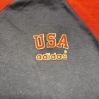 True Vintage 80s Adidas Trefoil Team Usa Single Stitch Raglan Shirt Size Small
