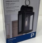 Progress Lighting Landstone 1-light 13 5 In  Matte Black Outdoor Wall Lantern